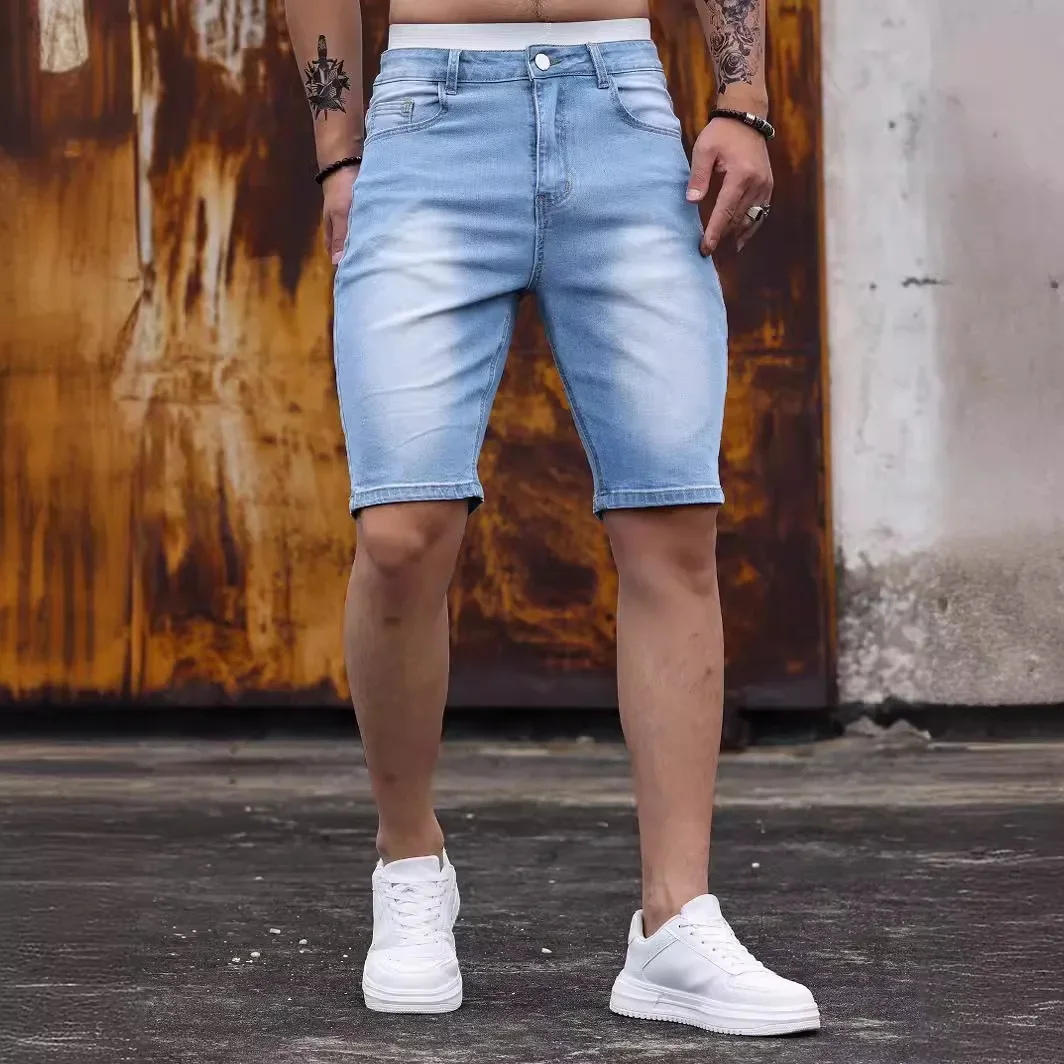 Levis Jeans 501 - メンズジーンズショートパンツ ストレッチ ウォッシュド ヴィンテージ ダメージ加工 ポケット付き