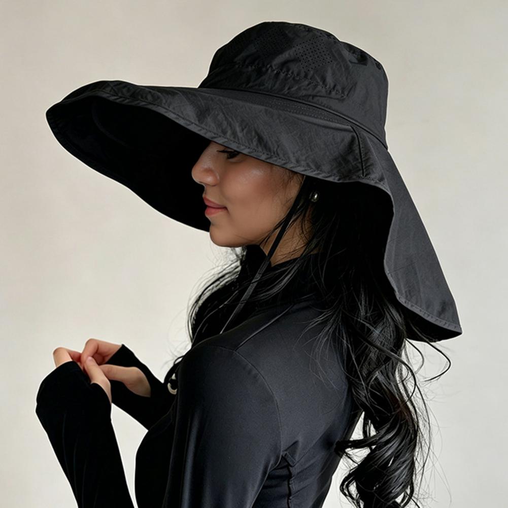 フルカバーフェイスプロテクションハット ワイドブリムサンハッ - Hat Floppy Wide のレビューと価格