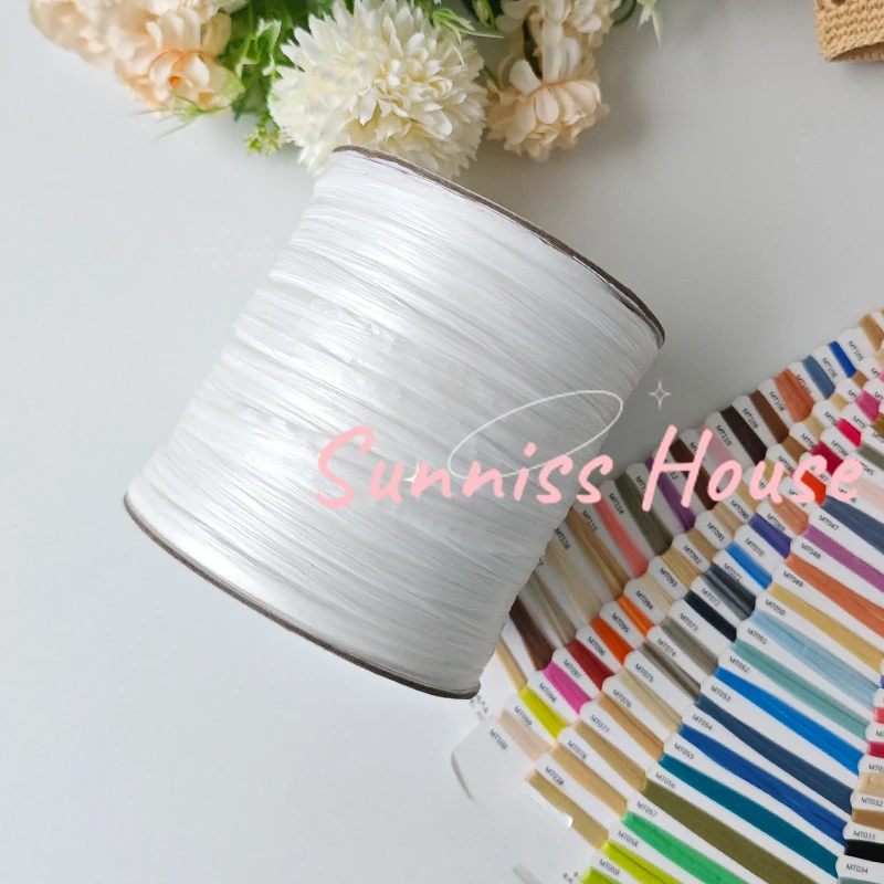 600 メートルマットラフィア糸、 330 グラム人工植物繊 - Crochet Bag Raffia のレビューと価格