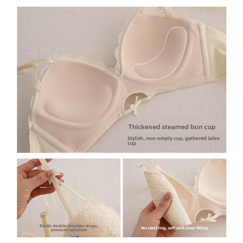 たるみ防止ブラレット レディース シームレスブラ 女性用セク - Bralette Triangle Set のレビューと価格